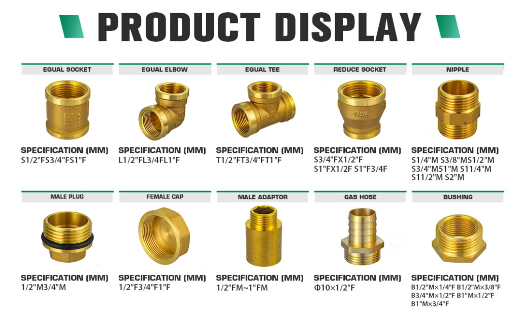 4 Styles and 5 Advantages of Brass Fittings